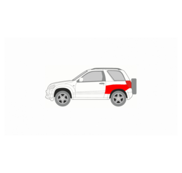 SUZUKI GRAND VITARA 05- BAL HÁTSÓ SÁRVÉDŐ