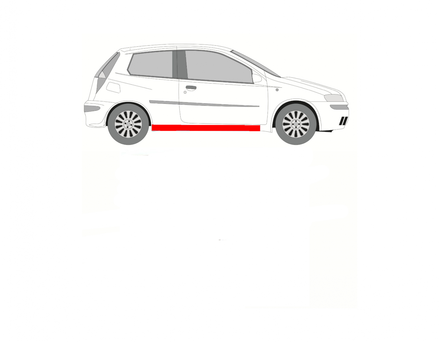 FIAT PUNTO II 99-03 OPRAVA PRAHU