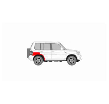 MITSUBISHI PAJERO PININ 98-07 ĽAVÝ ZADNÝ BLATNÍK