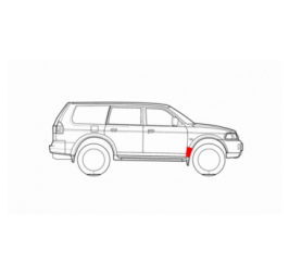 MITSUBISHI PAJERO SPORT 96-08 ARIPA FAȚĂ DREAPTA PARTE INFERIOARĂ