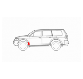 PARTEA INFERIOARĂ A ARIPII FAȚĂ STÂNGĂ MITSUBISHI PAJERO SPORT 96-08
