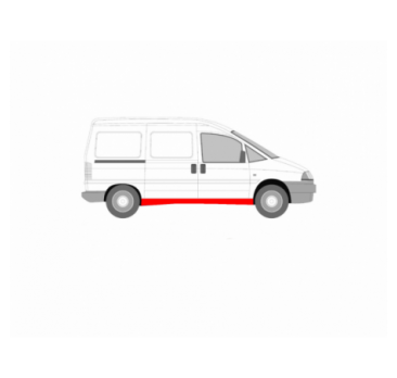 REPARAȚIE PRAG LUNG DREAPTA FIAT SCUDO 07-16