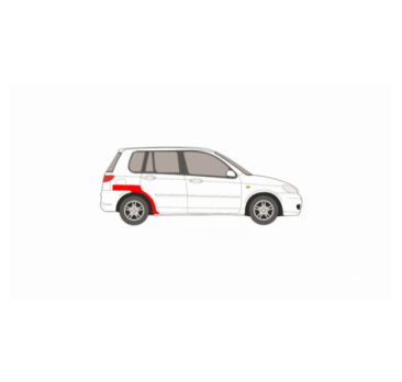 MAZDA 2 03-07 REAR FENDER REPAIR KIT RIGHT