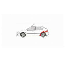 Aripă spate stângă pentru ROVER/MG 200/25