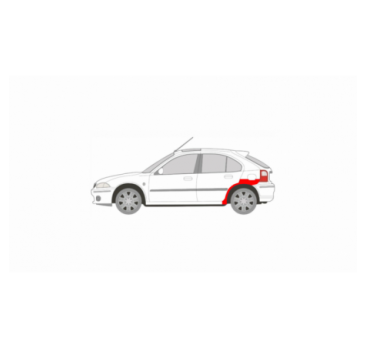 Aripă spate stângă pentru ROVER/MG 200/25