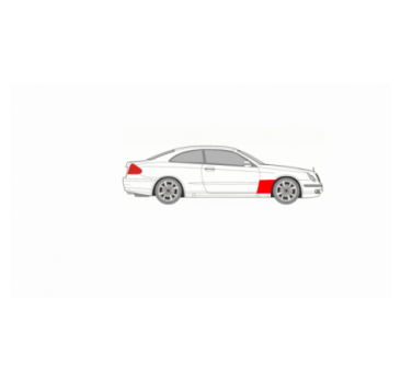 MERCEDES CLK W209 02- PRAVÝ PREDNÝ BLATNÍK