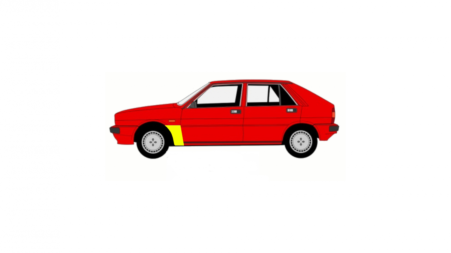 LANCIA DELTA HF 79-93 BAL ELSŐ SÁRVÉDŐ