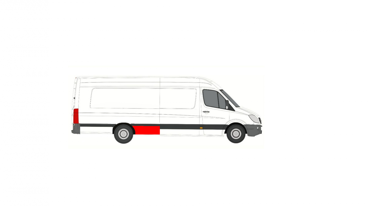 PRAVÝ BLATNÍK MERCEDES SPRINTER 06-18