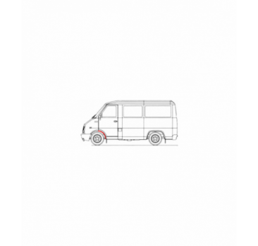 DAEWOO LUBLIN I, II, III ĽAVÝ ZÁRUBŇA DVERÍ