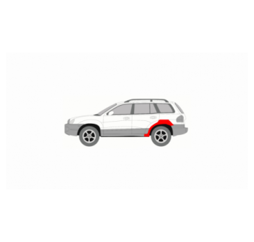 HYUNDAI SANTA FE 01-06 ĽAVÝ ZADNÝ BLATNÍK