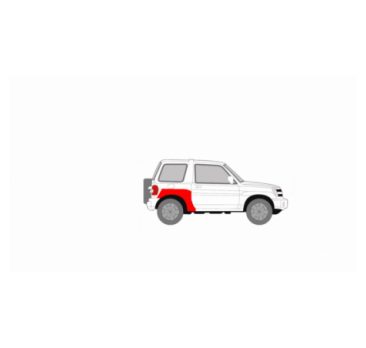 MITSUBISHI PAJERO PININ 98-07 RIGHT FENDER