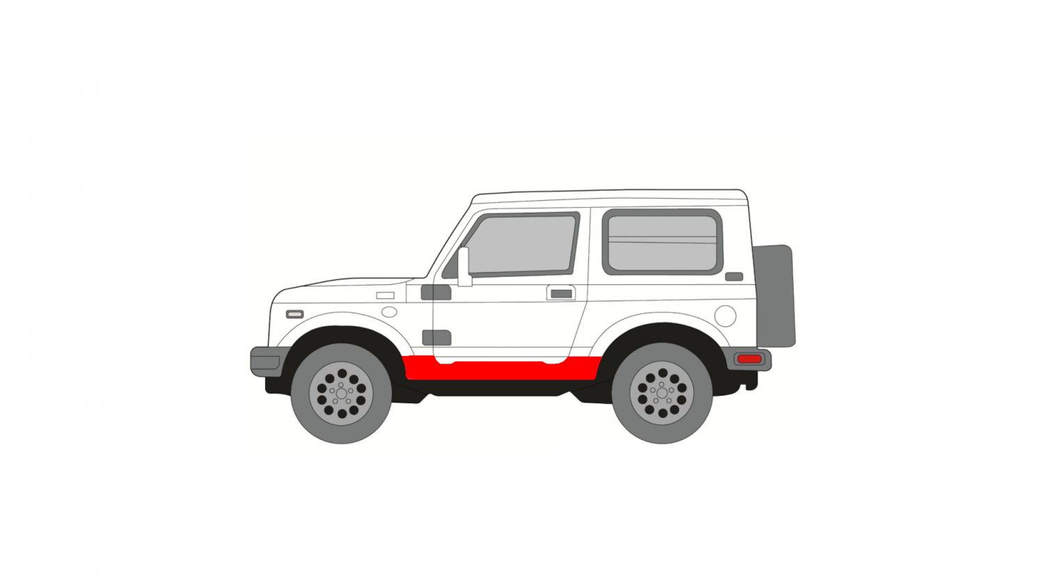 SUZUKI SAMURAI 81 - PRAG STÂNG