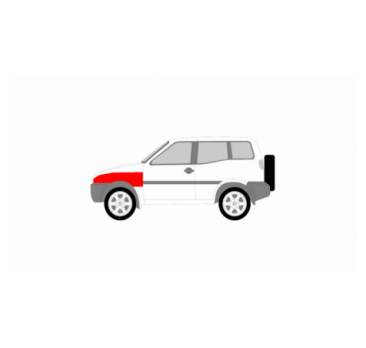 NISSAN TERRANO II ĽAVÝ PREDNÝ BLATNÍK / HORNÝ ČAS