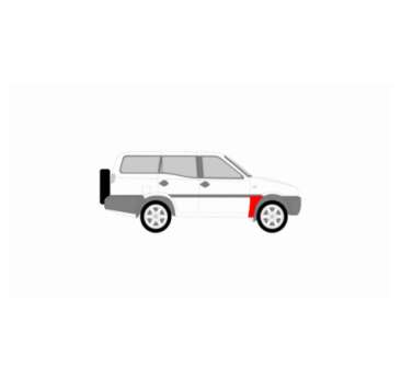 NISSAN TERRANO II JOBB ELSŐ SÁRVÉDŐ / HÁTSÓ RÉSZ