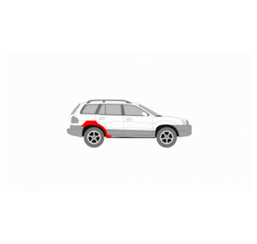 HYUNDAI SANTA FE 01-06 HÁTSÓ JOBB SÁRVÉDŐ