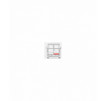 Jgheab ușă spate DAEWOO LUBLIN, dreapta