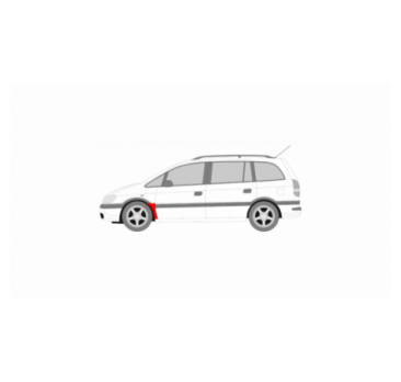 OPEL ZAFIRA 99-05 FRONT LEFT FENDER