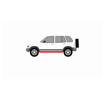 KIA SPORTAGE 94-99 PRAVÝ PRAH DVERÍ / OPRAVNÝ KRYT PRAHOVÝCH DVERÍ