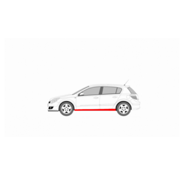 OPEL ASTRA H 03-14 PRAG / CAPAC REPARAȚIE PRAG STÂNGA