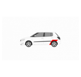 SKODA FABIA 07-10 ĽAVÝ ZADNÝ BLATNÍK