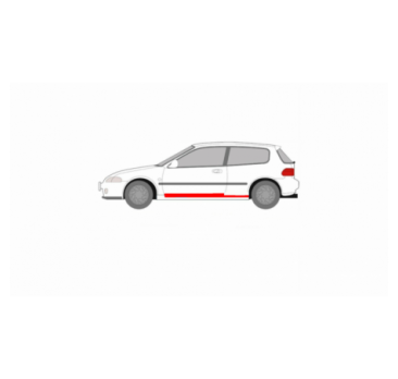 HONDA CIVIC 3D 92-95 95-98 SIDE DOOR REPAIR LEFT