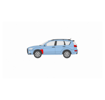 MITSUBISHI OUTLANDER II 06-12 PRAVÝ PREDNÝ BLATNÍK