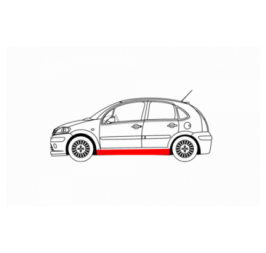 KIT REPARAȚIE PRAG STÂNGA COMPLET CITROEN C3 02-10