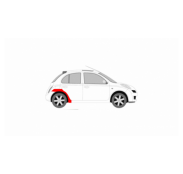 NISSAN MICRA 03-10 PRAVÝ ZADNÝ BLATNÍK