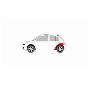 ARIPA SPATE STÂNGĂ NISSAN MICRA 03-10