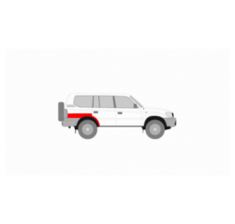 TOYOTA LAND CRUISER 96-02 J95 BŁOTNIK TYLNY PRAWY