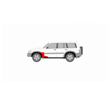 NISSAN PATROL Y61 97-09 JOBB ELSŐ SÁRVÉDŐ