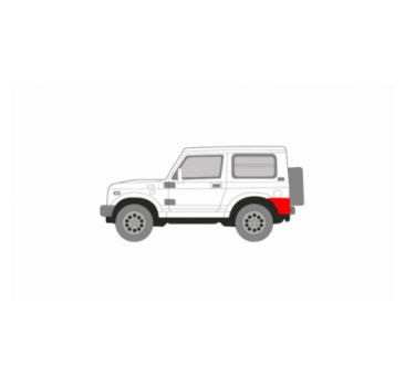 SUZUKI SAMURAI 81-HÁTSÓ SÁRVÉDŐ BAL SAROK