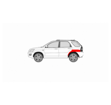 KIA SPORTAGE 04-10 ĽAVÝ ZADNÝ BLATNÍK