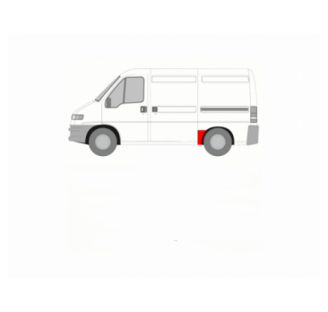 FIAT DUCATO 94 - KIT REPARAȚIE ARIPA SPATE STÂNGA