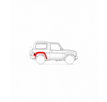 DAIHATSU FEROZA 88-99 REAR FENDER RIGHT