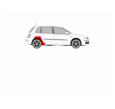 FIAT STILO 01-07 5D APARĂ SPATE DREAPTA