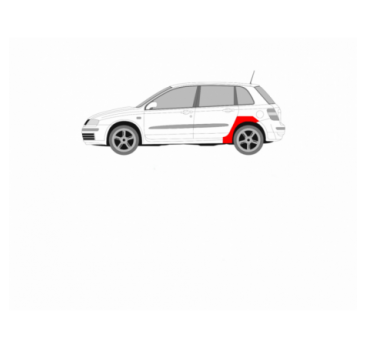 FIAT STILO 01-07 5D APARĂ SPATE STÂNGA