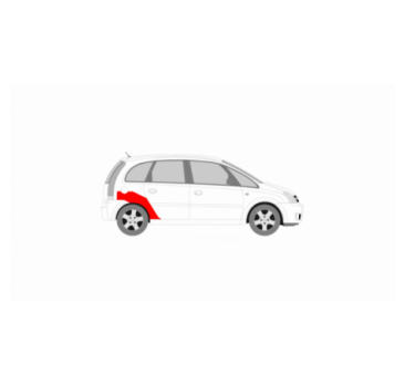 OPEL MERIVA 03-10 PRAVÝ ZADNÝ BLATNÍK