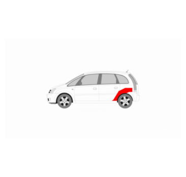 OPEL MERIVA 03-10 REAR LEFT FENDER