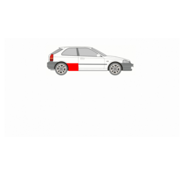 HONDA CIVIC 6. GEN. PRAVÝ ZADNÝ BLATNÍK