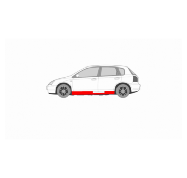 HONDA CIVIC 7 GEN. 01-05 REPARAȚIE PRAG STÂNGA