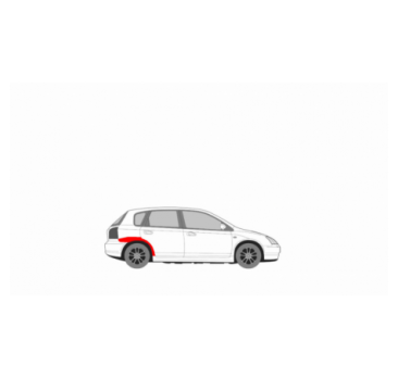 HONDA CIVIC 7-GEN HB 5-D REAR FENDER RIGHT