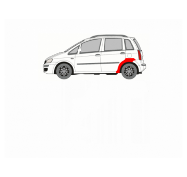 KIT REPARAȚIE ARIPA SPATE STÂNGA FIAT IDEA 04-11