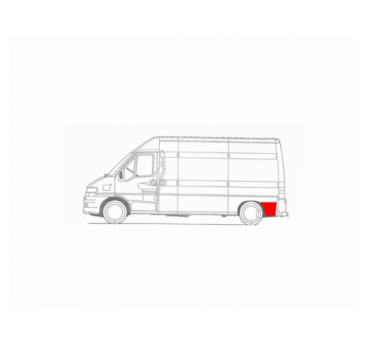 OPRAVNÁ SADA NA ĽAVÝ ZADNÝ BLATNÍK FIAT DUCATO 94-06