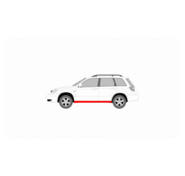 MITSUBISHI OUTLANDER I 03-07 BAL OLDALI KÜSZÖB