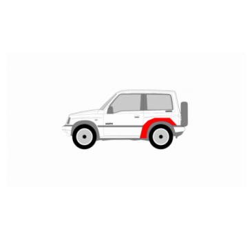 REPARAȚIE ARIPA SPATE STÂNGĂ SUZUKI VITARA 88-98