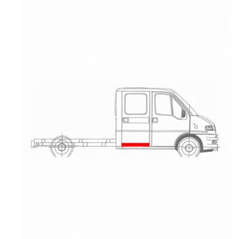 HÁTSÓ AJTÓ DÍSZLET FIAT DUCATO 94-06