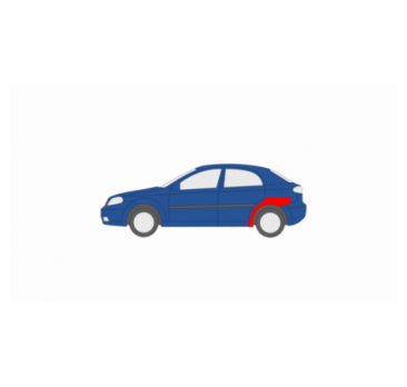 DAEWOO NUBIRA III KRYT NA OPRAVU ĽAVÉHO BLATNÍKA