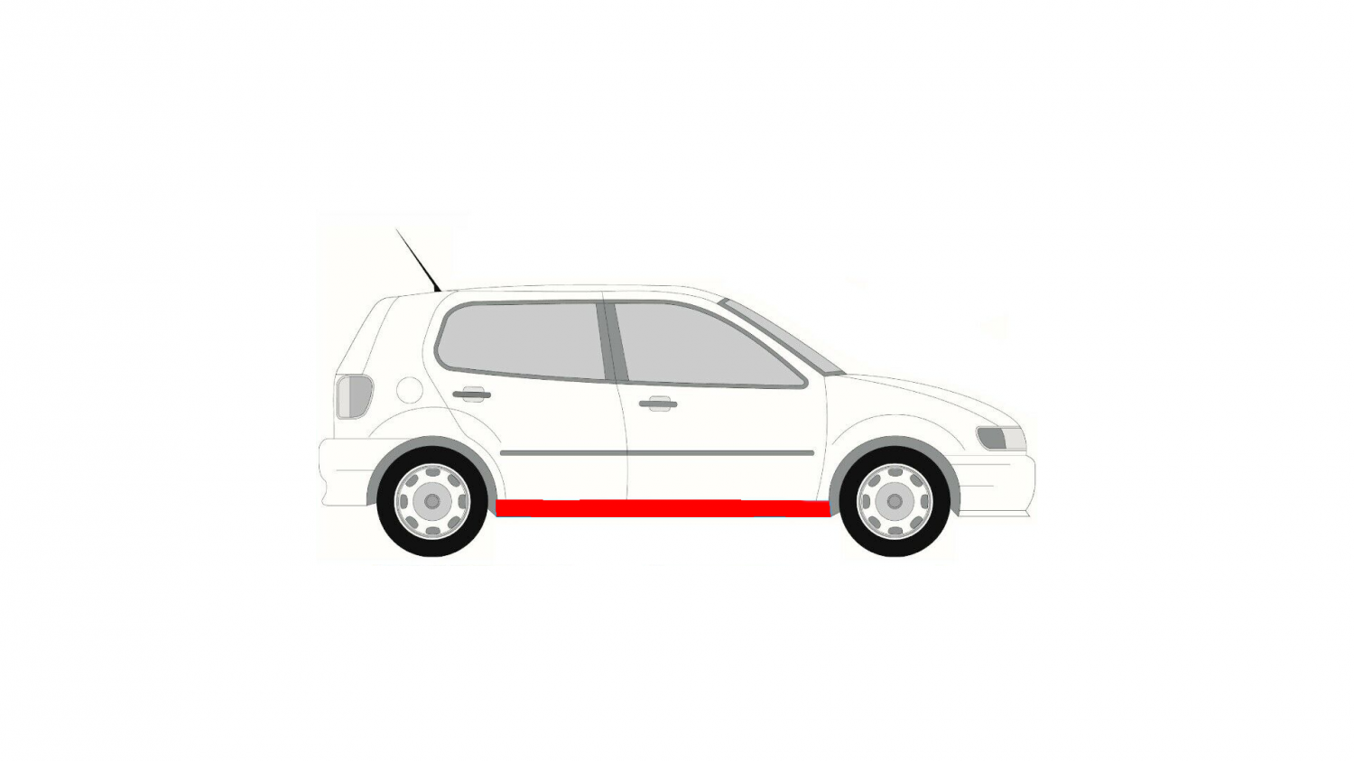 VOLKSWAGEN POLO 94-99 PRAH / OPRAVA PRAHOV