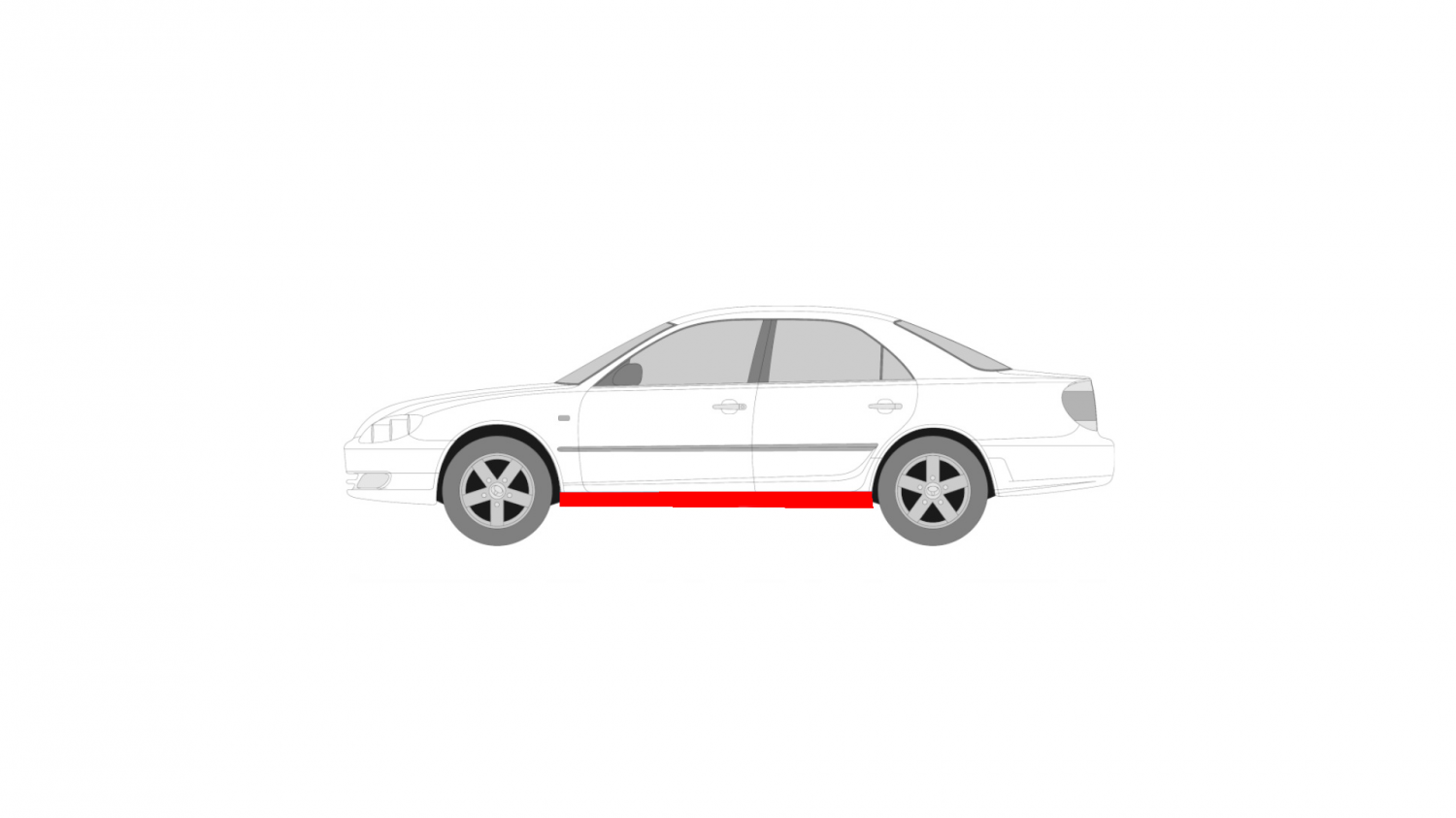 TOYOTA CAMRY 01-06 BAL KÜSZÖB JAVÍTÓKÉSZLET